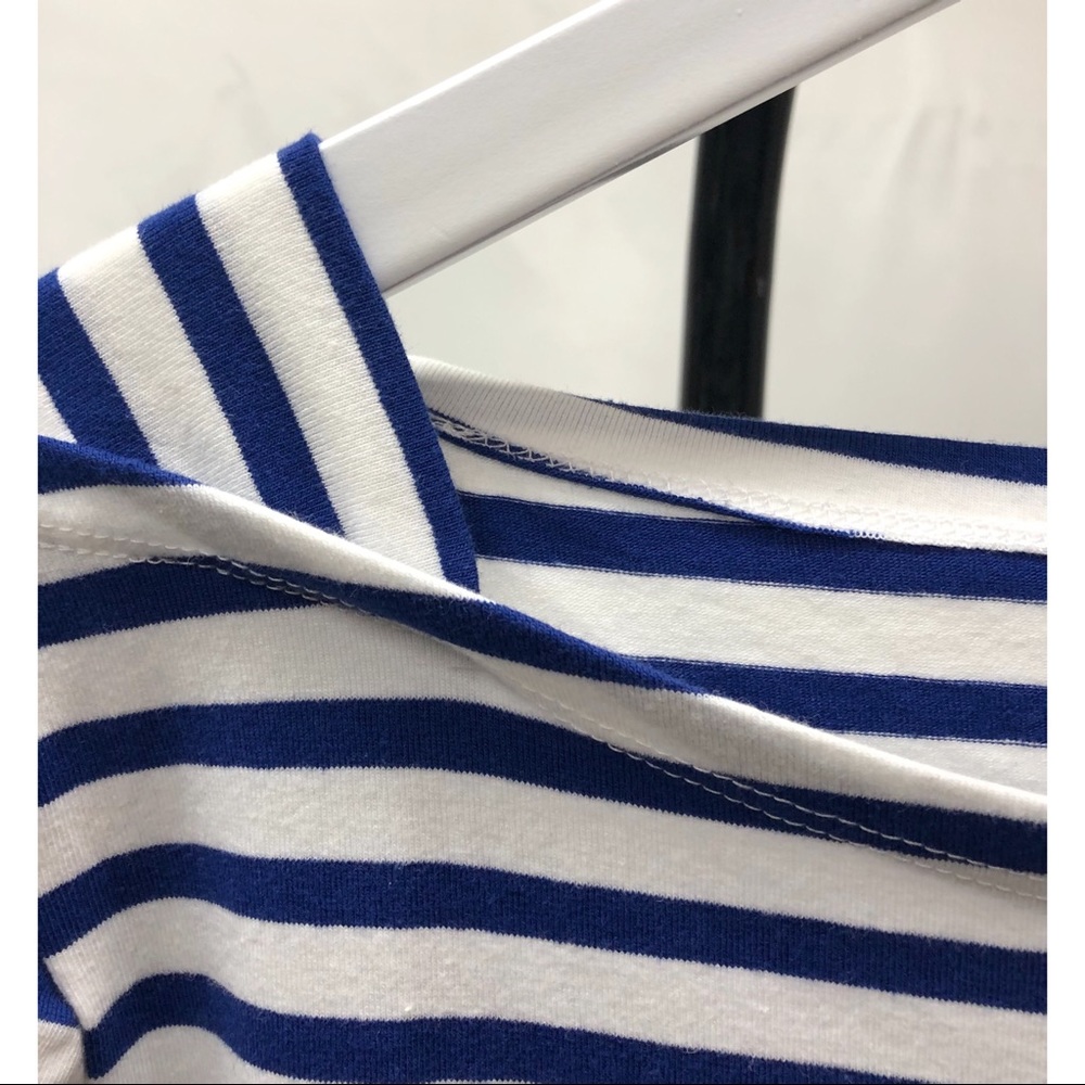 The Vermont Country Store Navy/White Stripe Knit - Picture 10 of 16